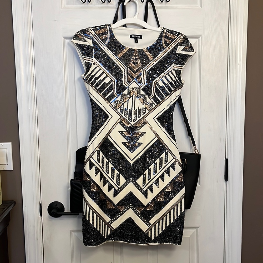 Express Sequin Dress Size XS